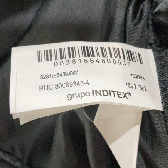 Zara Black Bomber Jacket - Picture 8 of 10